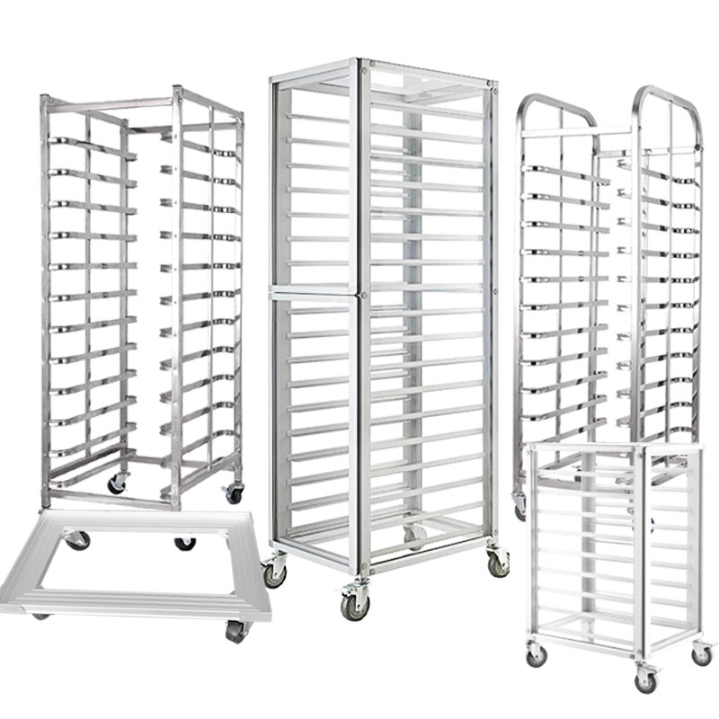 Kitchen Baking Tray Rack - Коммерческая алюминиевая тележка для противня, многоуровневая