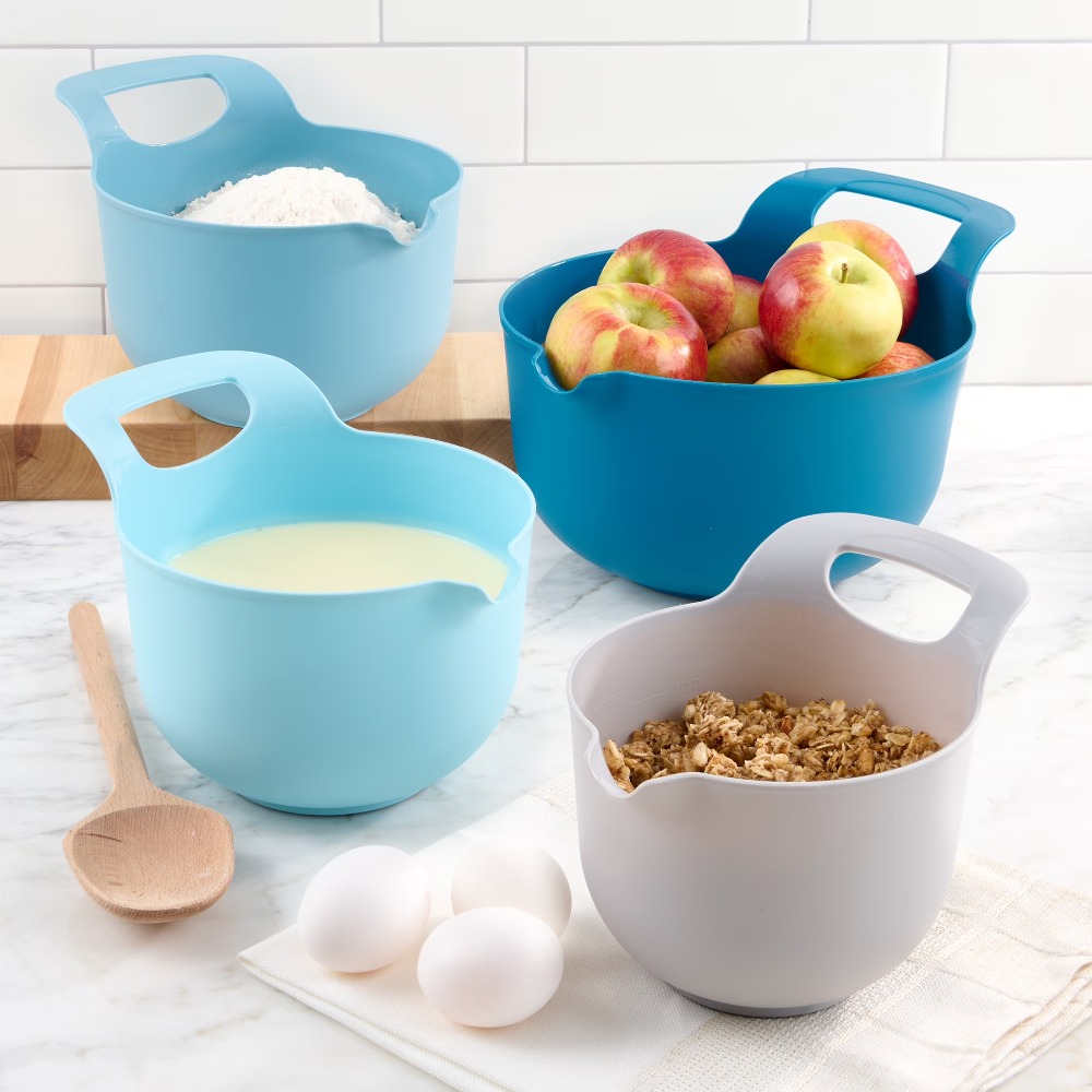 Kitchen Baking Utensil - Набор пластиковых мисок для смешивания (4