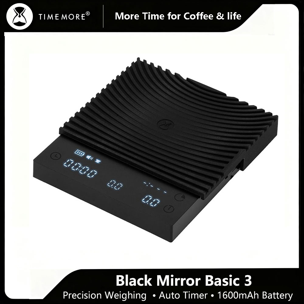Kitchen Scale Precise - TIMEMORE черное зеркало MINI 0,1 г