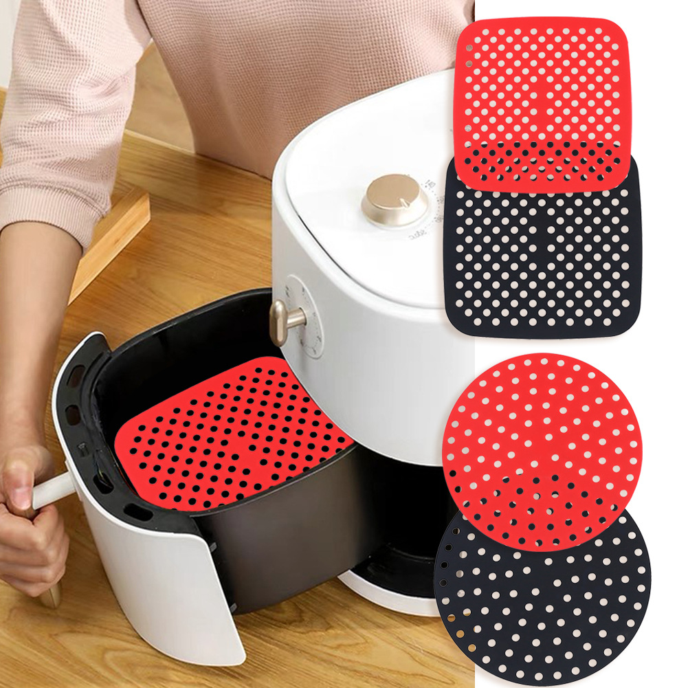 Kitchen Baking Ware - Многоразовый силиконовый коврик для аэрофритюрницы, антипригарная