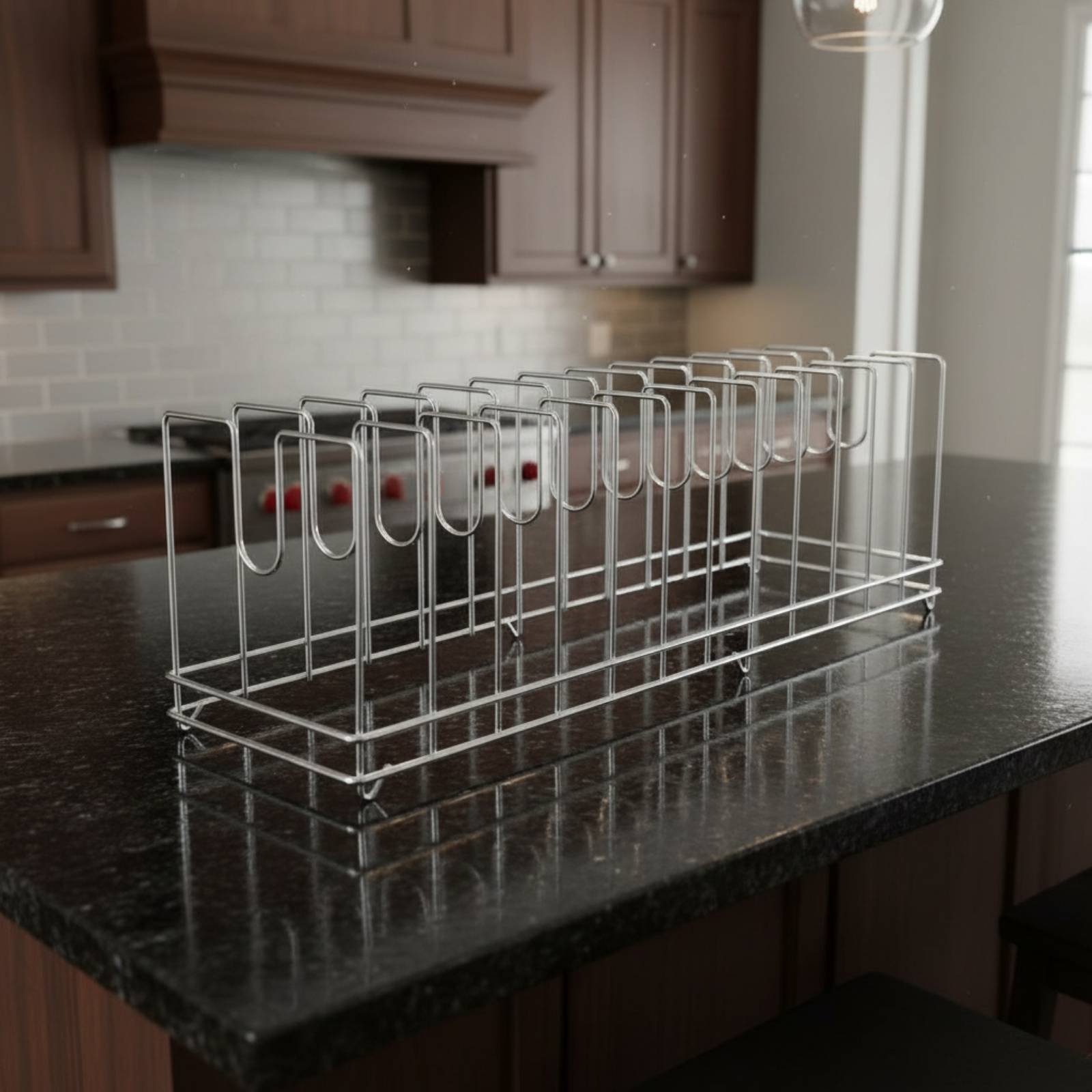Kitchen Baking Tray Rack - Подставка для противней для пиццы, экономящая