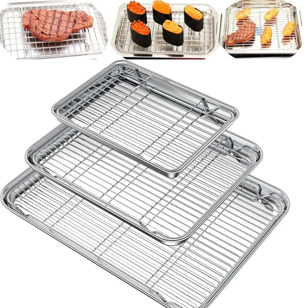 Kitchen Baking Tray Rack - Форма для выпечки из нержавеющей стали