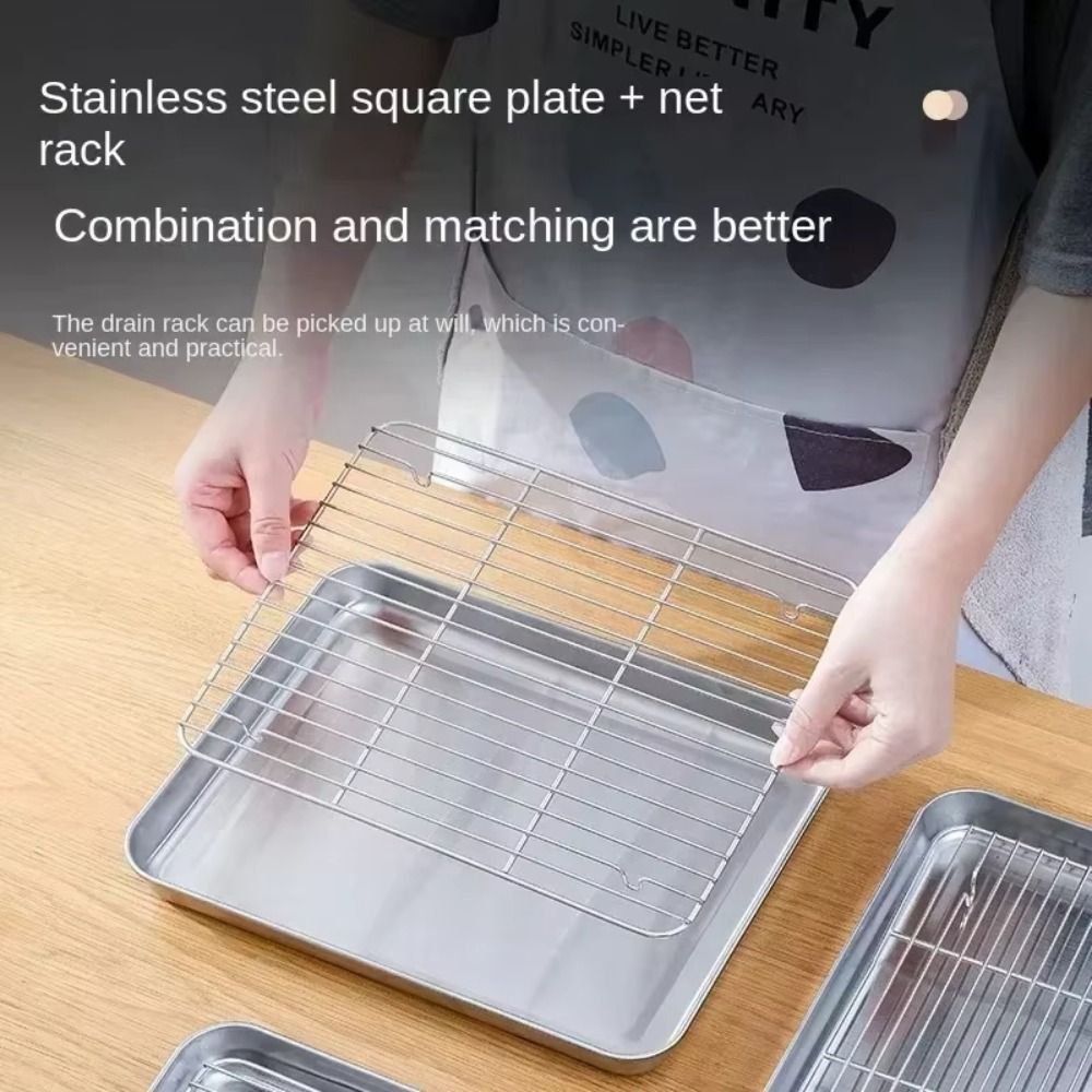 Новый противень из нержавеющей – обзор и цена Kitchen Baking Tray Rack