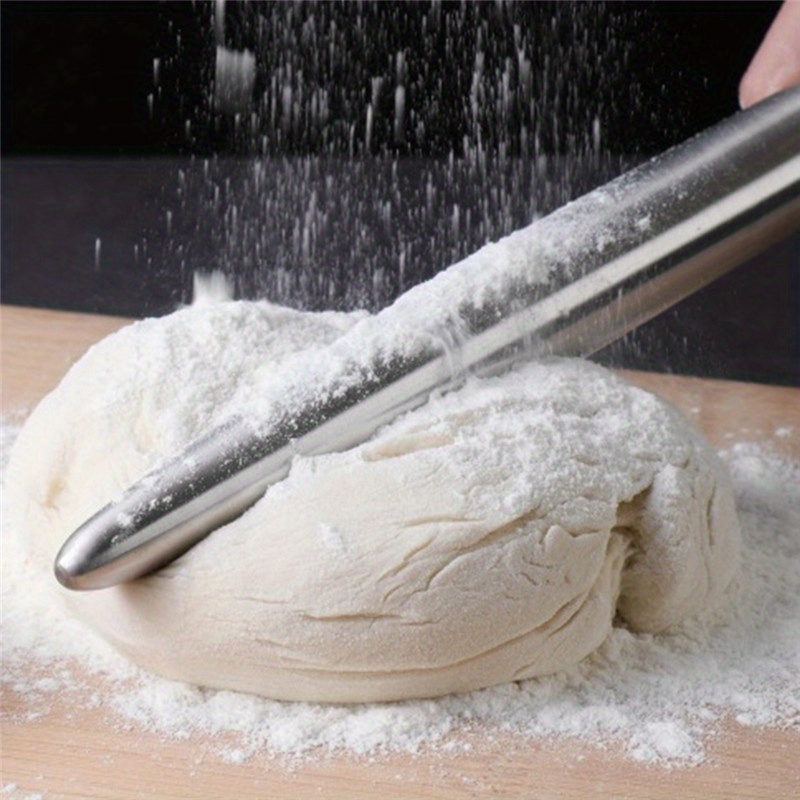 1 шт., скалка из нержавеющей с – обзор и цена Kitchen Baking Ware