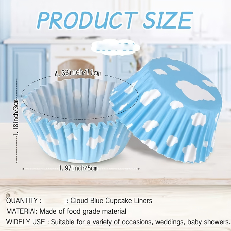 100/200 шт. бумажных форм для  – обзор и цена Kitchen Baking Must Haves