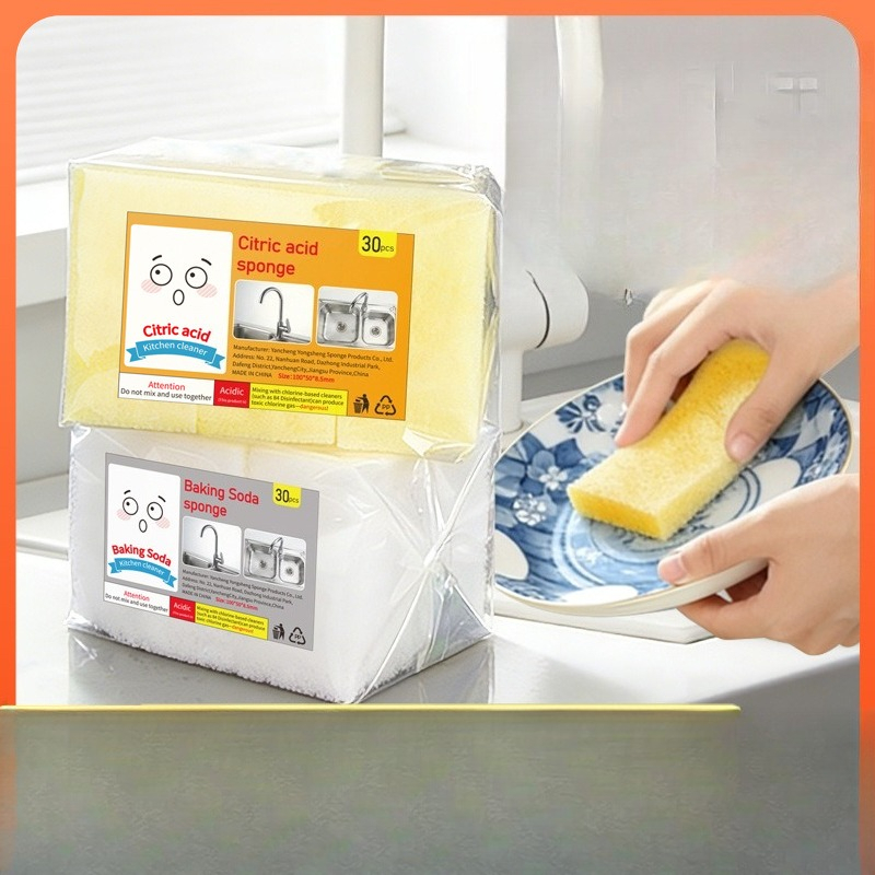Салфетки-губки для мытья посуд – обзор и цена Kitchen Cleaner With Baking Soda