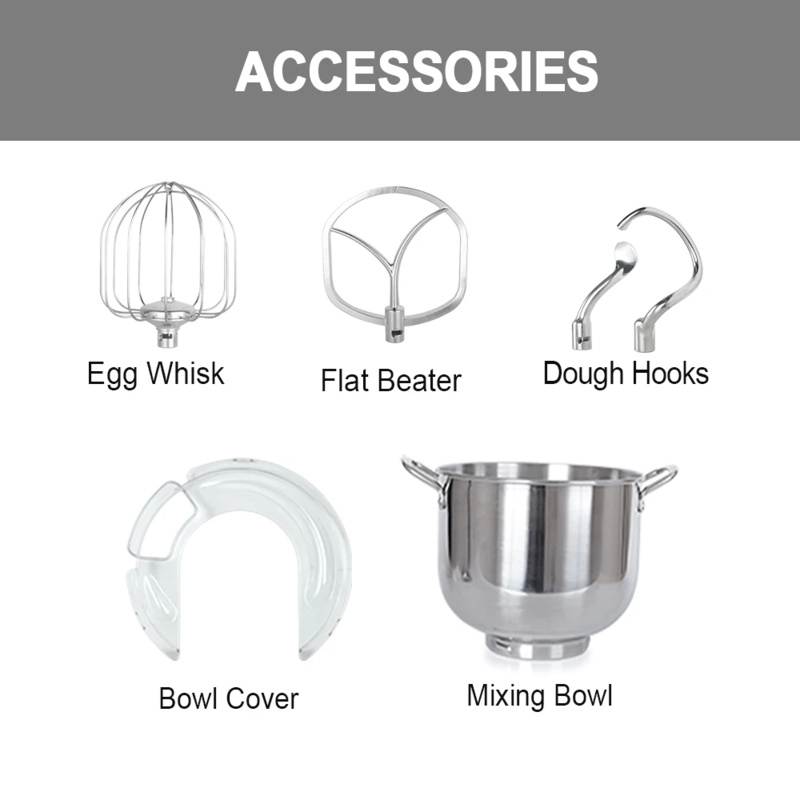 Кухонный миксер 11 л, 2000 Вт, – обзор и цена Stand Mixer Bowl